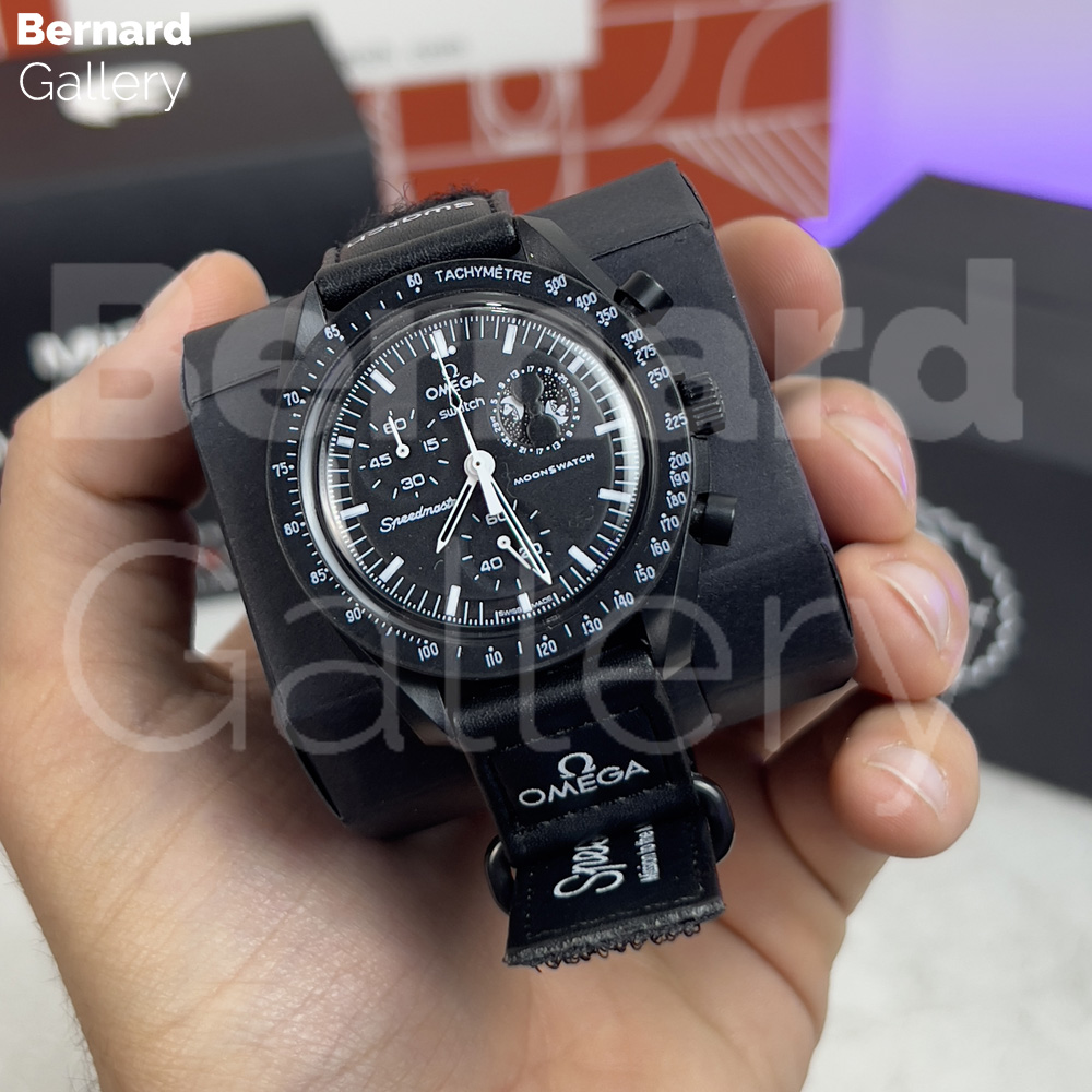 ساعت مچی امگا سواچ Omega Swatch Mission to MOONPHASE-NEW MOON — تصویر ۸