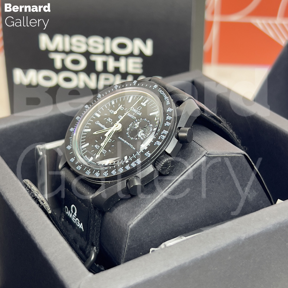 ساعت مچی امگا سواچ Omega Swatch Mission to MOONPHASE-NEW MOON — تصویر ۵