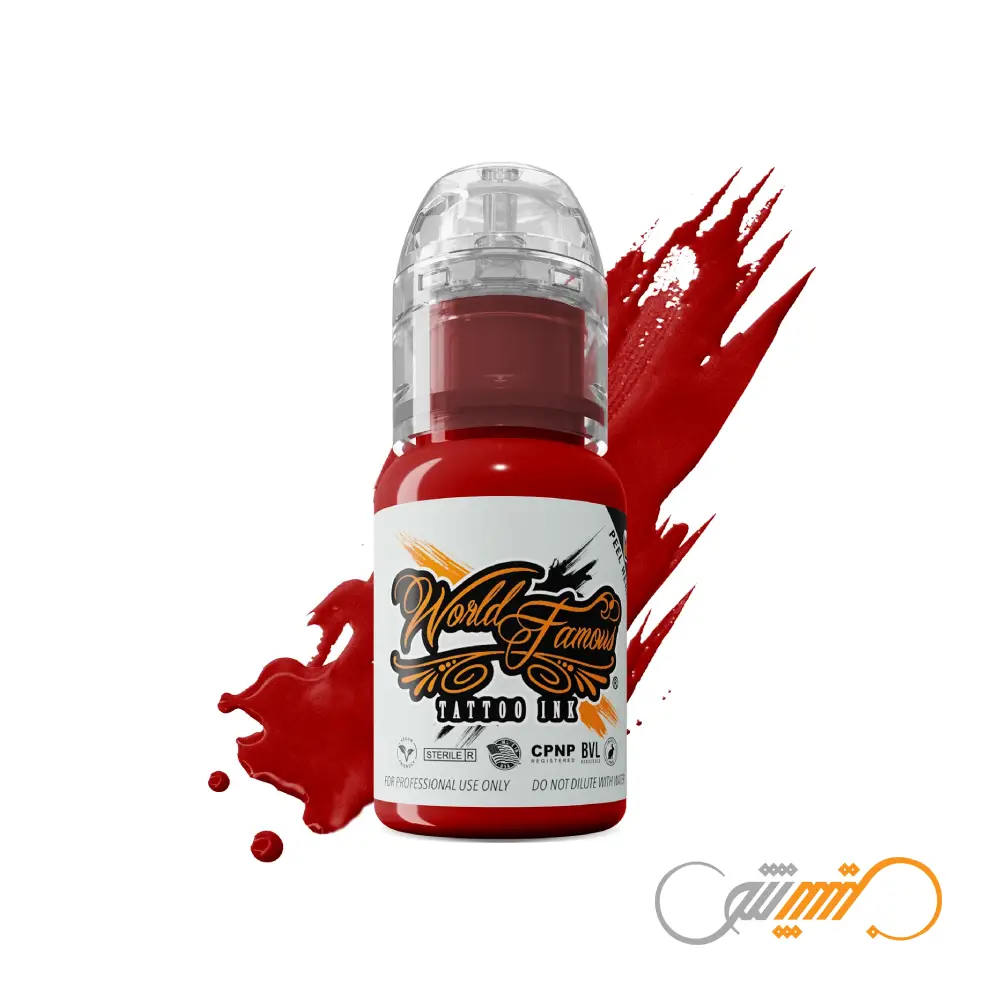 رنگ تتو وردفیمس بیگ اپل Big Apple Red — تصویر ۲