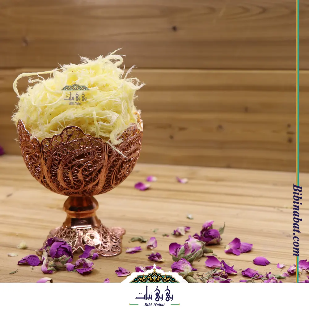 پشمک زعفرانی حاج خلیفه علی رهبر — تصویر ۲