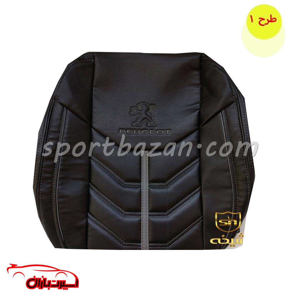 روکش صندلی پژو 206 با چرم دلتا طرح مازاراتی