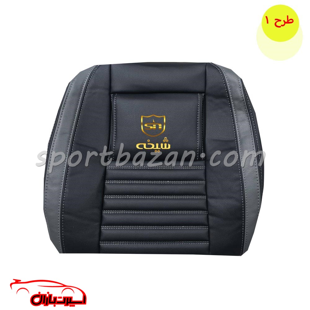 روکش صندلی چرمی و ترکیب چرم و مخمل رنو ال 90 طرح دیسک دار