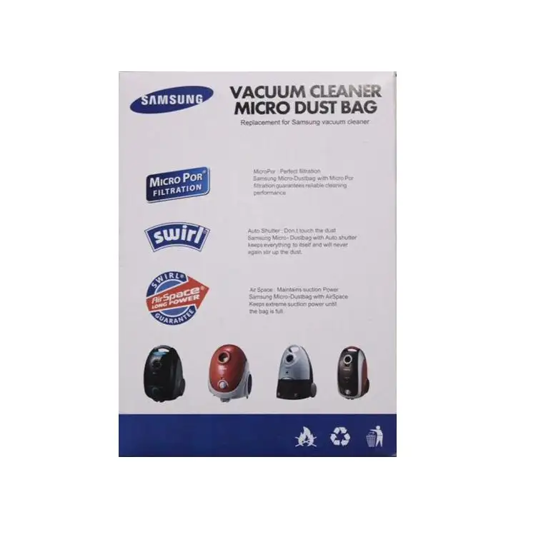 پاکت جاروبرقی سامسونگ میکروفیلتری HEPA | Samsung HEPA Bag — تصویر ۴