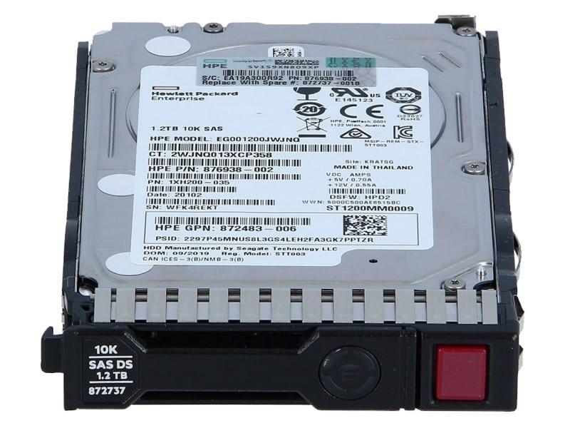 هارد سرور HP 1.2TB SAS 12G 10K SFF HDD