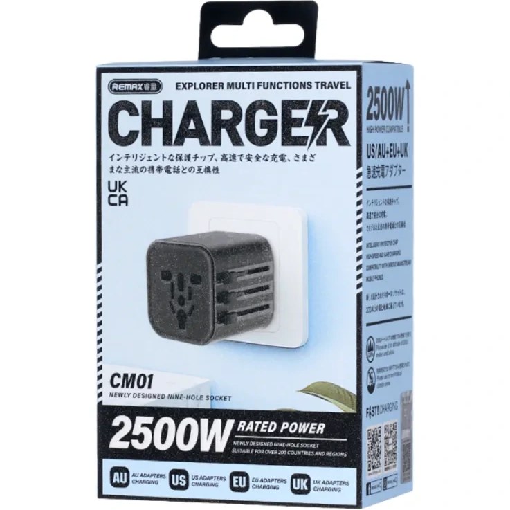 تبدیل برق چند حالته REMAX CM01 original 2500w — تصویر ۳