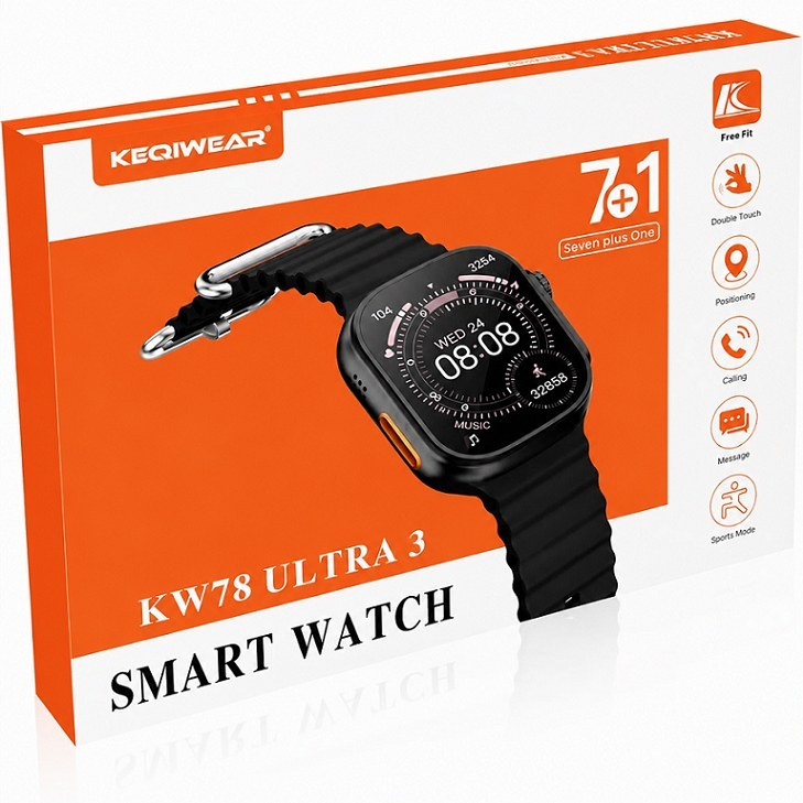 ساعت هوشمند KEQIWEAR مدل KW78 ultra3 — تصویر ۴
