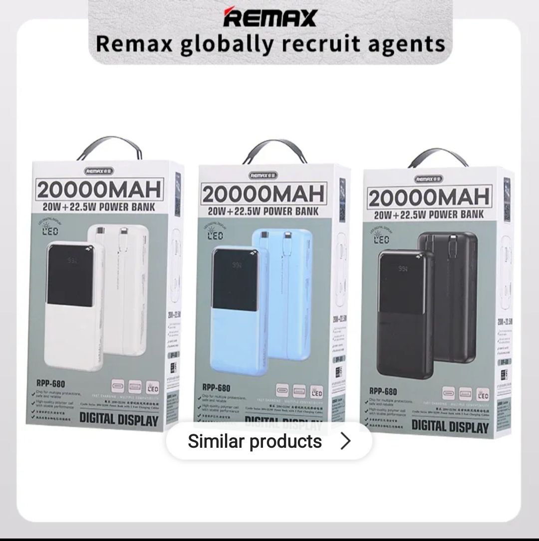 پاور بانک ریمکس مدل RPP-680 — تصویر ۴
