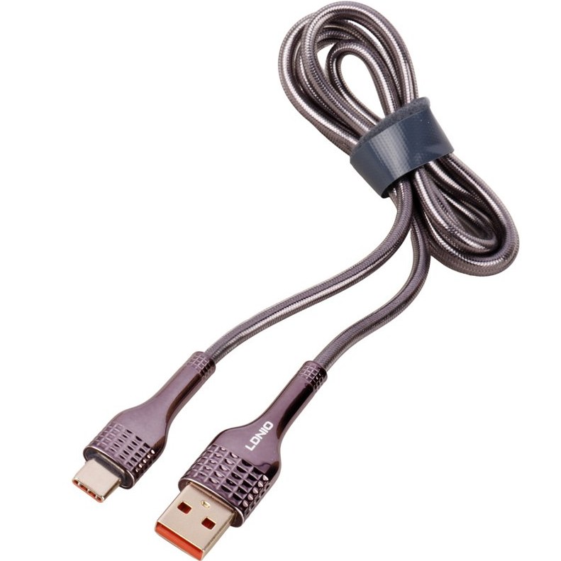 کابل تایپ سی الدینیو مدل LS651 طول ۱ متر ۳۰ وات — تصویر ۳