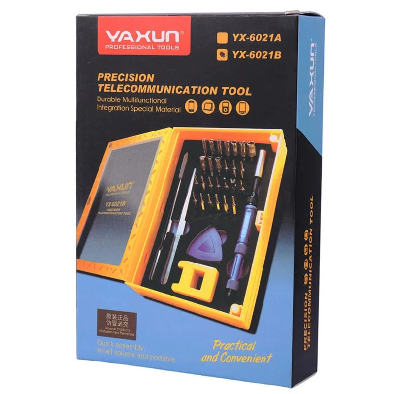 ست پیچ گوشتی تعمیرات موبایل Yaxun YX-6021B — تصویر ۳
