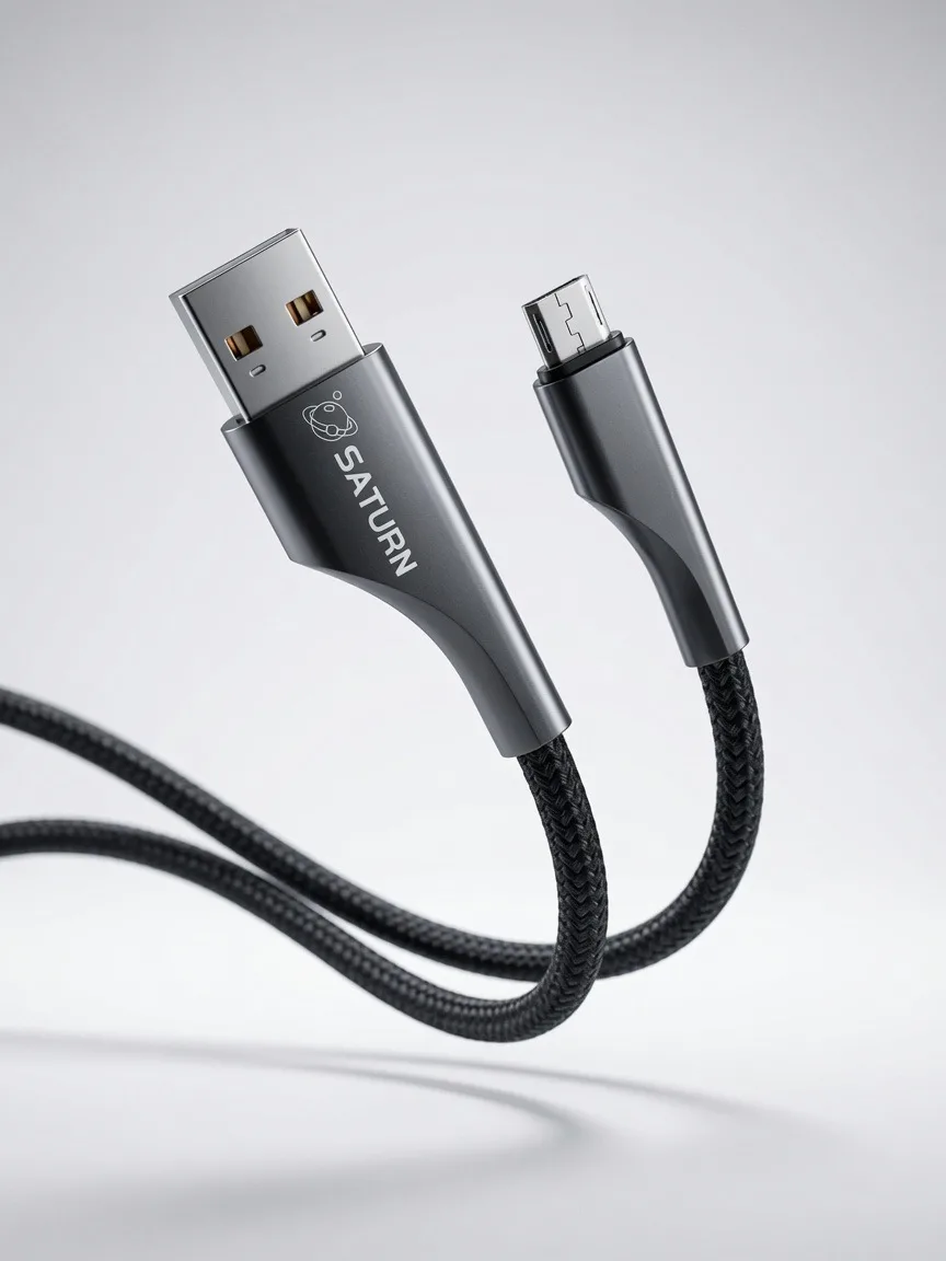 کابل شارژ سریع USB-A به میکرو 18 وات 1.2 متری SARURN سترن SC14M