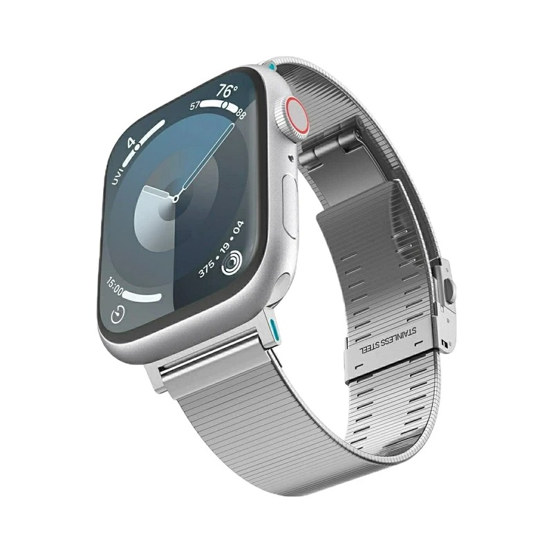 بند اسپیگن مدل Sleek Link مناسب برای ساعت هوشمند اپل Watch Ultra 1 / 2 / 3 (49mm) / Watch (45mm/44mm/42mm)