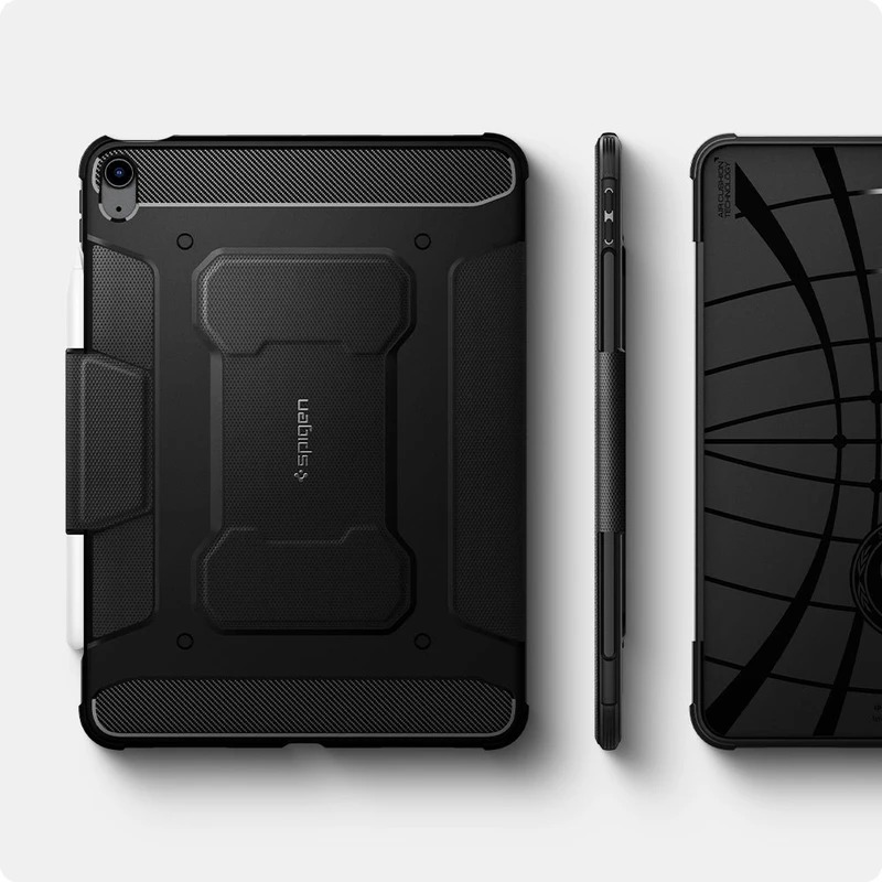 کیف اسپیگن Rugged Armor Pro مناسب برای تبلت iPad Air 11 inch 7th M3 (2025) / iPad Air 11 inch 6th M2 (2024) / iPad Air 10.9 inch 5th (2022) / iPad Air 10.9 inch 4th Generation — تصویر ۷