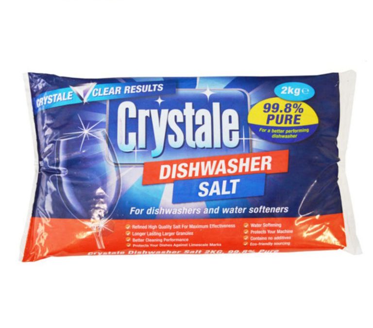نمک ماشین ظرفشویی کریستال Crystale بسته 2 کیلوگرمی
