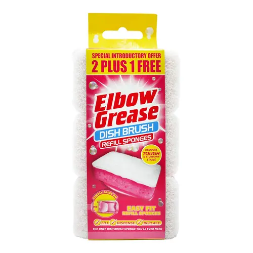 اسکاج یدکی اسفنجی بریتانیایی البو گریسElbow Grease بسته 3 عددی