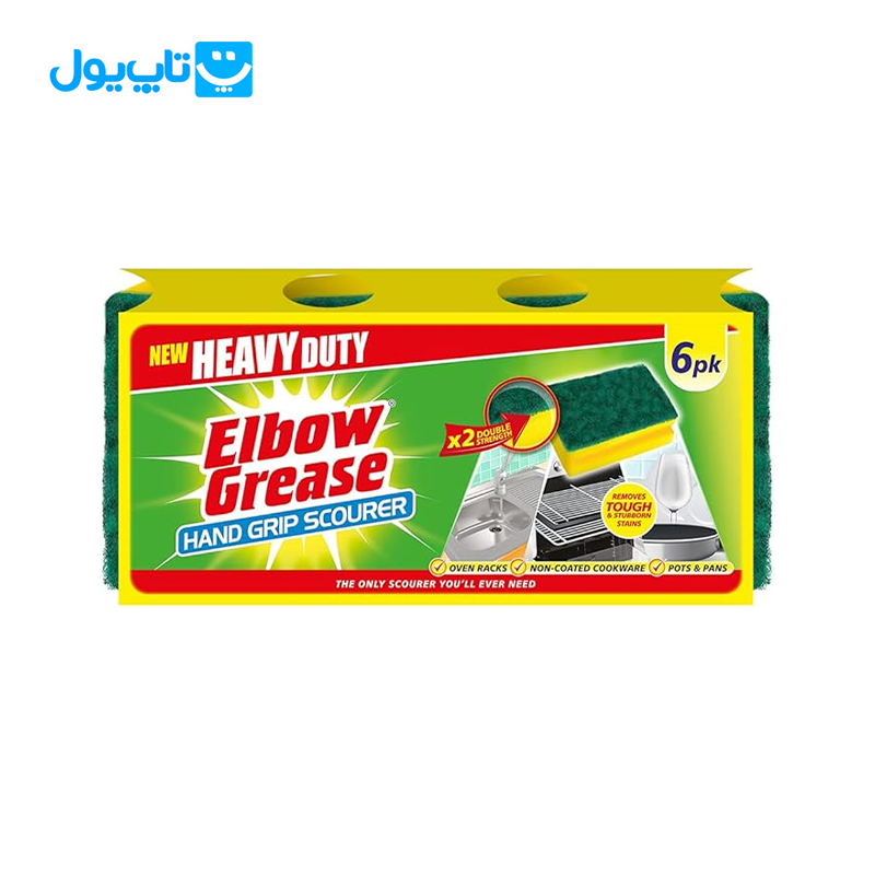 اسکاچ البو گریس Elbow Grease مدل Heavy Duty بسته 6 عددی — تصویر ۳