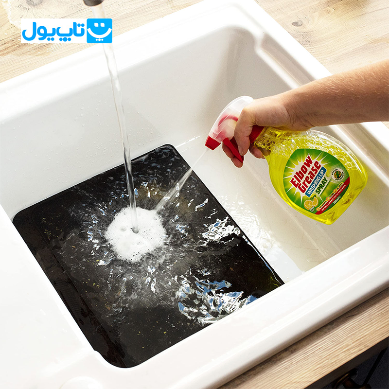 اسپری ظرفشویی البو گریس Elbow Grease با رایحه لیمو حجم 500 میلی لیتر — تصویر ۵