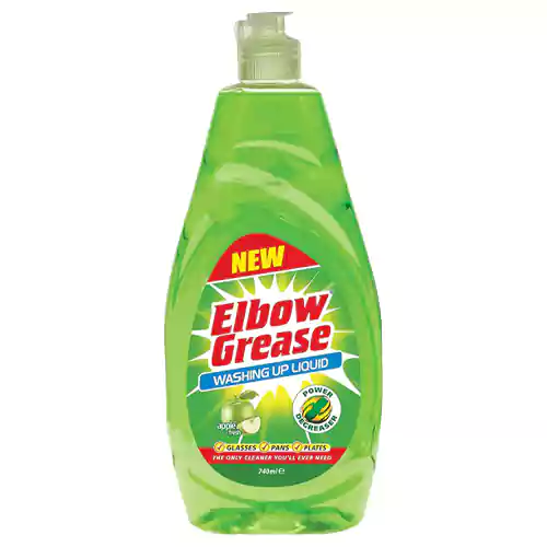 مایع ظرفشویی البو گریس Elbow Grease با رایحه سیب حجم 600 میلی لیتر — تصویر ۲