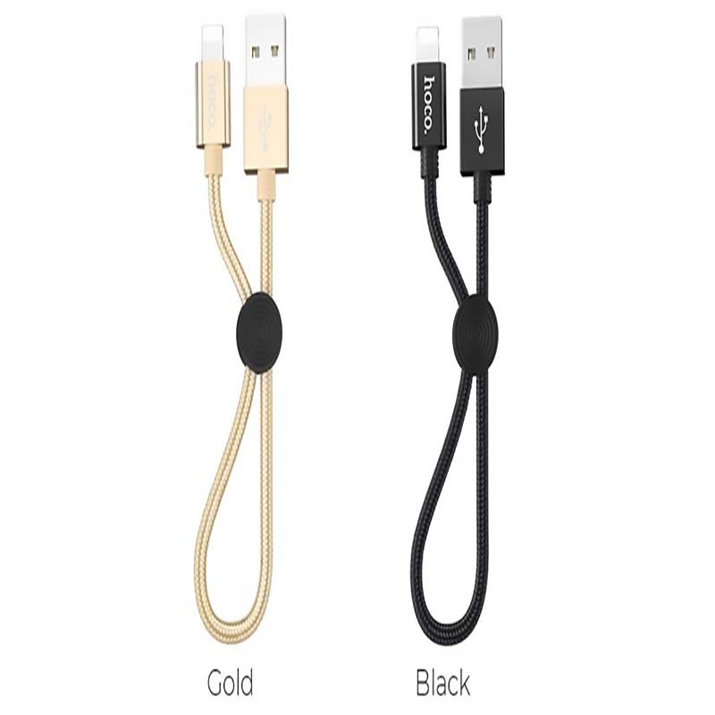 کابل شارژ آیفون لایتنینگ 25 سانتیمتر hoco مدل x35 ا cable charge lightning hoco x35 25cm کد 5459-7978 — تصویر ۳