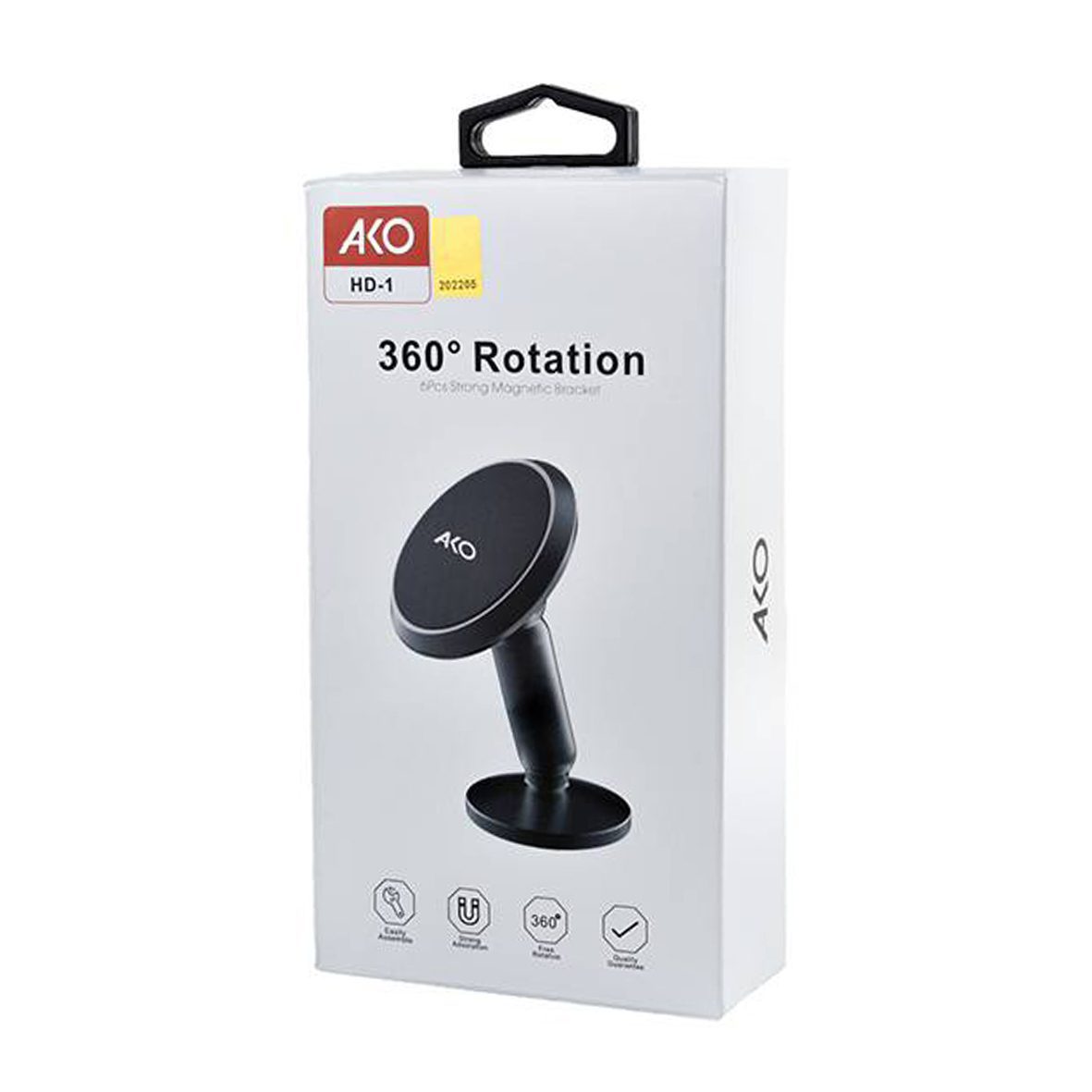 پایه نگهدارنده موبایل چسبی مغناطیسی AKO HD-1 کد 5293 — تصویر ۲