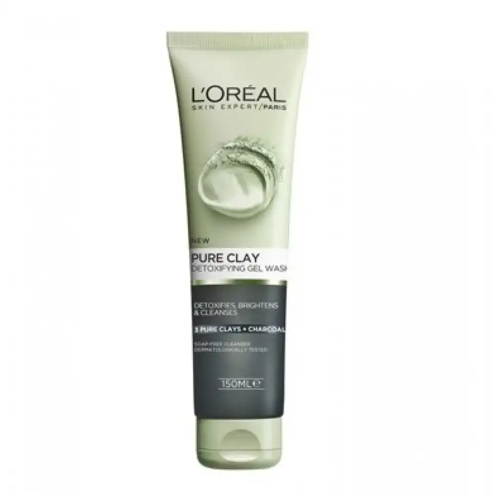 اسکراب لورال Loreal حاوی خاک رس و زغال حجم 150 میل — تصویر ۲