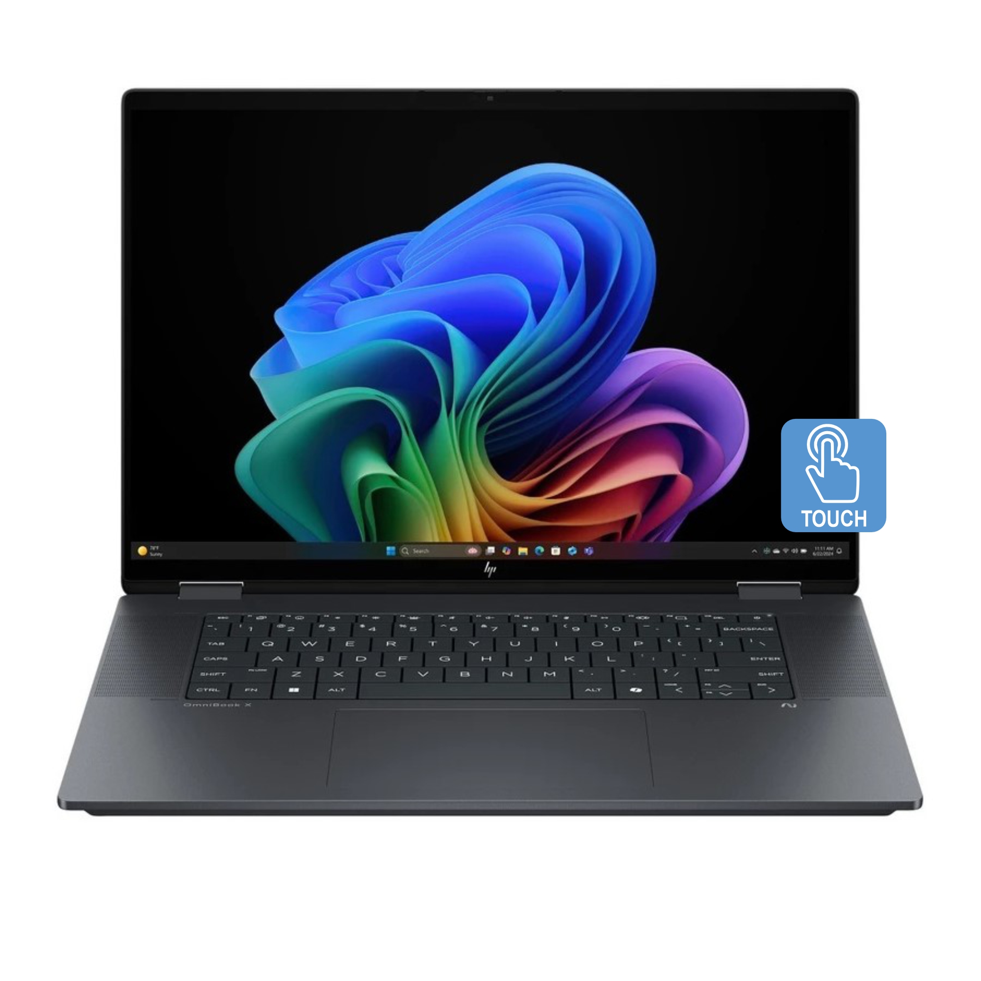 لپ تاپ 16 اینچی اچ‌ پی مدل HP OmniBook X Flip 16 AS0023dx-Core Ultra 7 256V-16GB LPDDR5X 8533MHz-1TB SSD-Touch