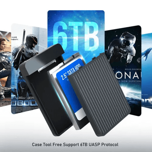 باکس هارد پرتابل هایسنسر HaySenser 2.5″ USB 3.0 Portable Case — تصویر ۴