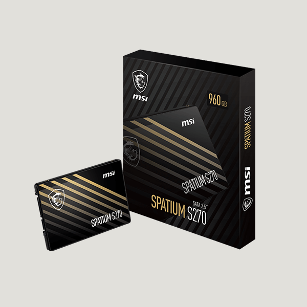 اس اس دی اینترنال SATA3 2.5 ام اس ای مدل S270 SPATIUM ظرفیت 960 گیگابایت — تصویر ۳