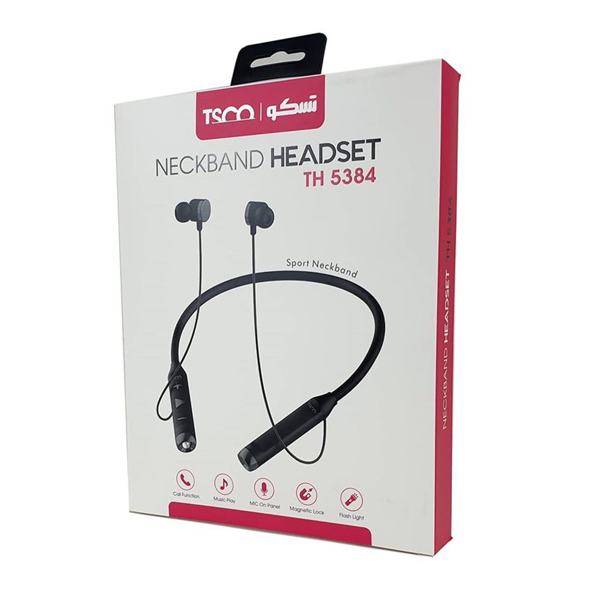 هندزفری بلوتوثی تسکو مدل TH 5384 ا TSCO TH 5384 Bluetooth Neckband Earphones کد 5015