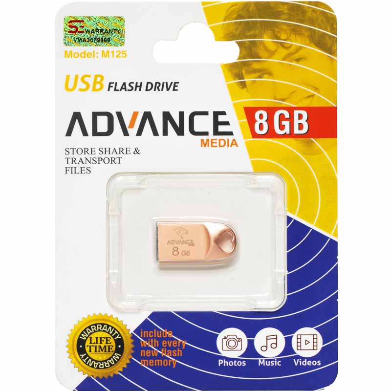 فلش مموری ادونس مدل M125 ظرفیت 8 گیگابایت کد 4809