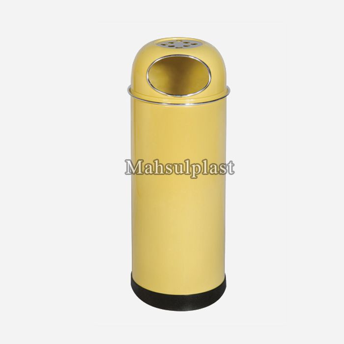 سطل زباله جاسیگاری دار L70 رنگی کله قندی — تصویر ۲