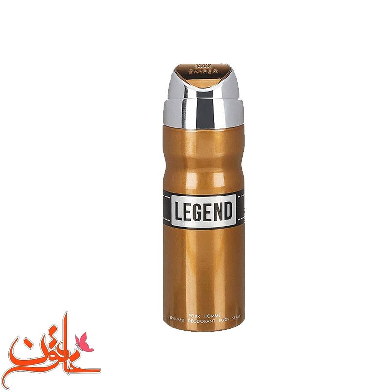اسپری بدن مردانه امپر مدل لجند قهوه ای Legend (عماد آرا )حجم 200 میل — تصویر ۲
