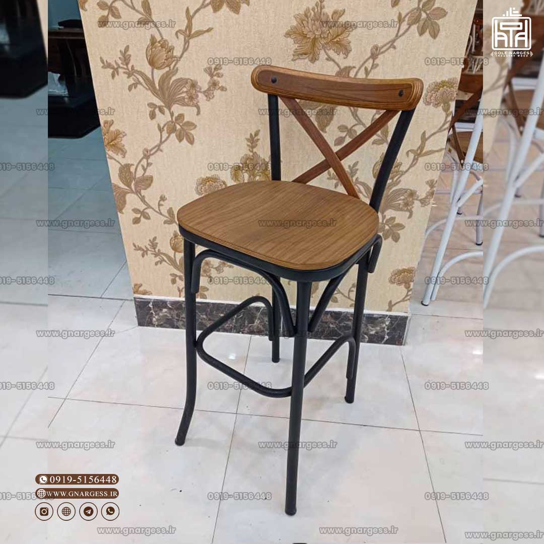 صندلی کانتر تونت لهستانی فلزی جدید — تصویر ۵