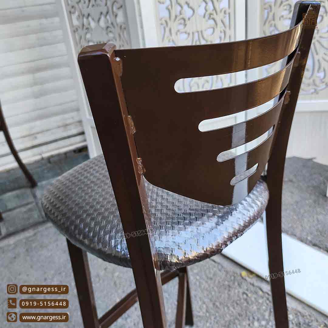 صندلی کانتر و اپن فلزی آهنین مدل اسکای بادوام — تصویر ۷