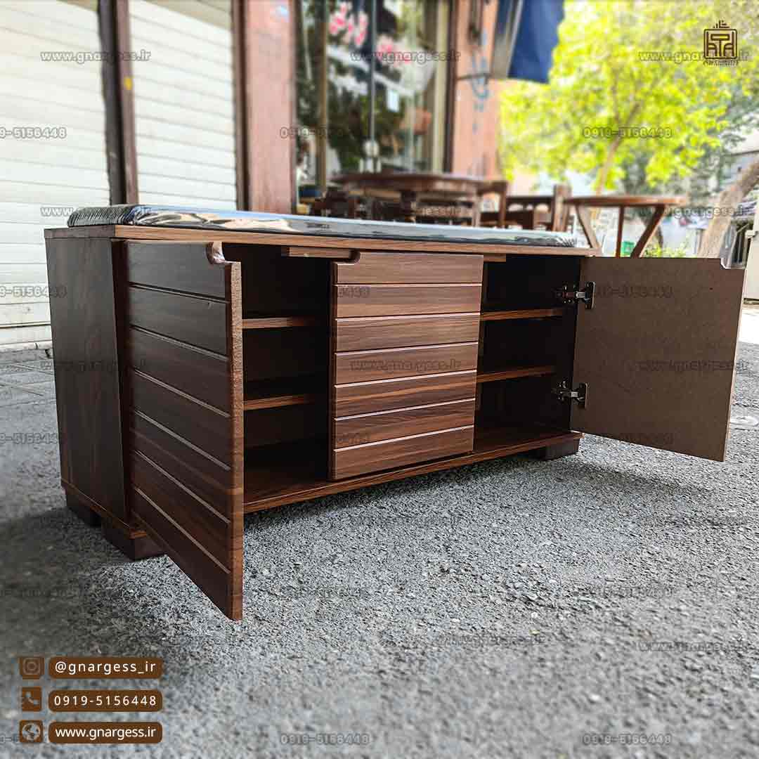 جاکفشی نشیمندار 3 درب شش طبقه نما وکیوم — تصویر ۳