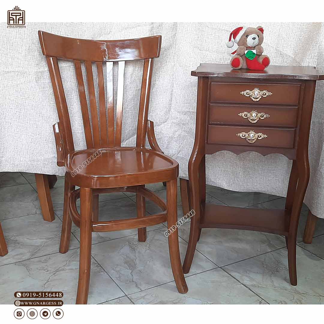 تولید صندلی چوبی لهستانی طرح سناتور برای میز ناهارخوری — تصویر ۶