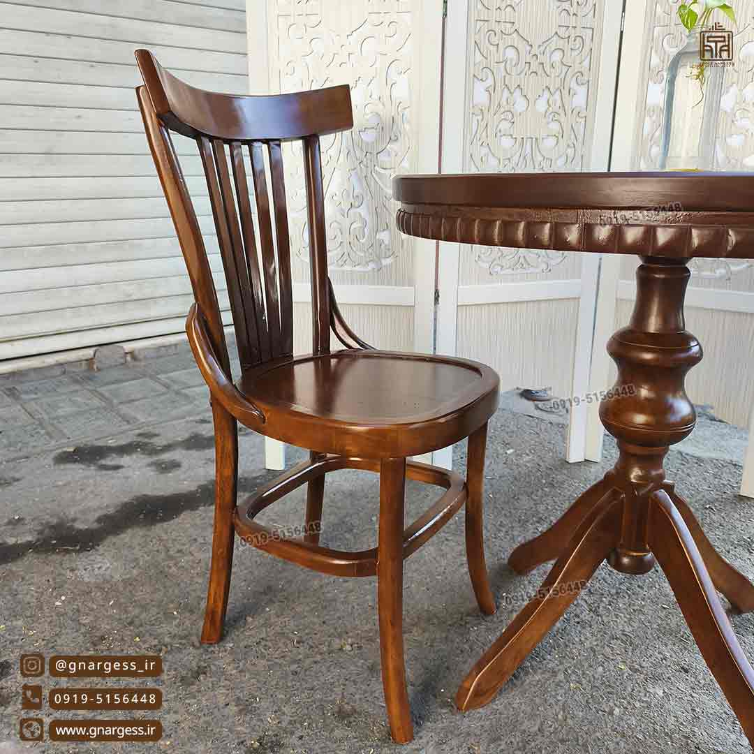 تولید صندلی چوبی لهستانی طرح سناتور برای میز ناهارخوری — تصویر ۲