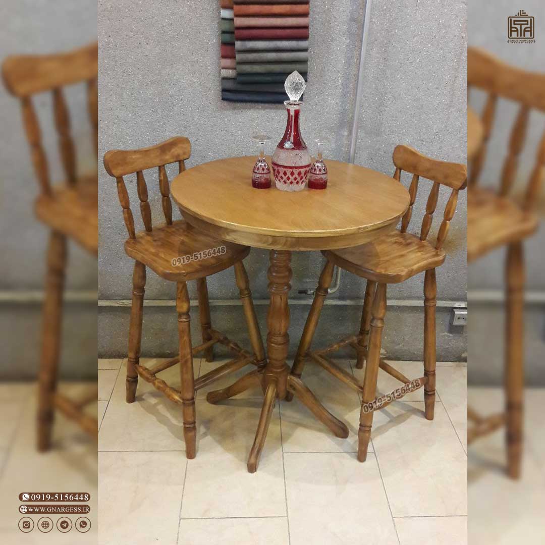 صندلی اپن خرگوشی خراطی کلاف چوب — تصویر ۸