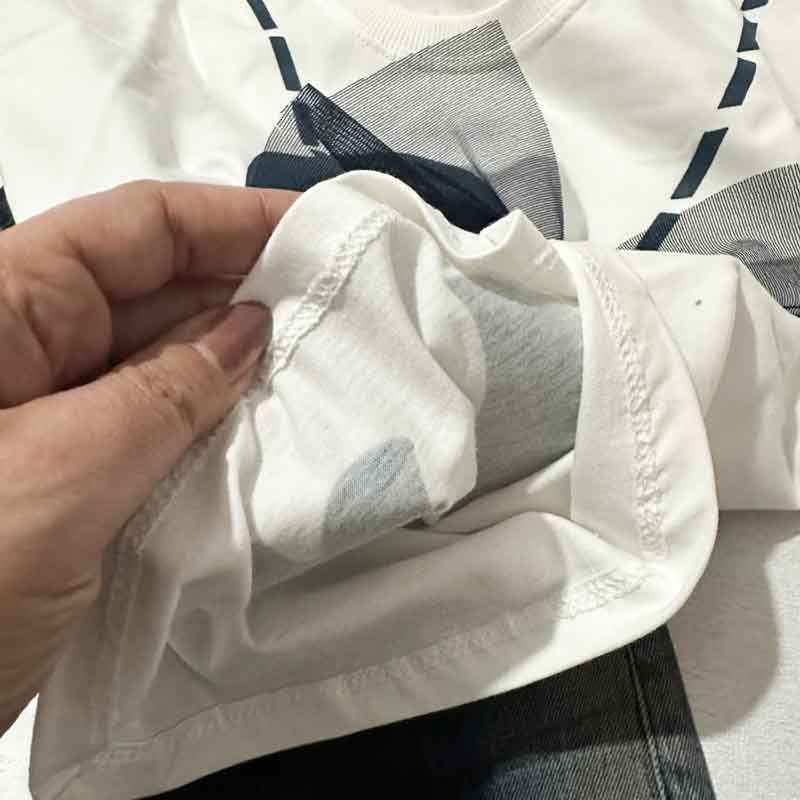 ست تیشرت شلوارک شافل دخترانه طرح پاپیون — تصویر ۷