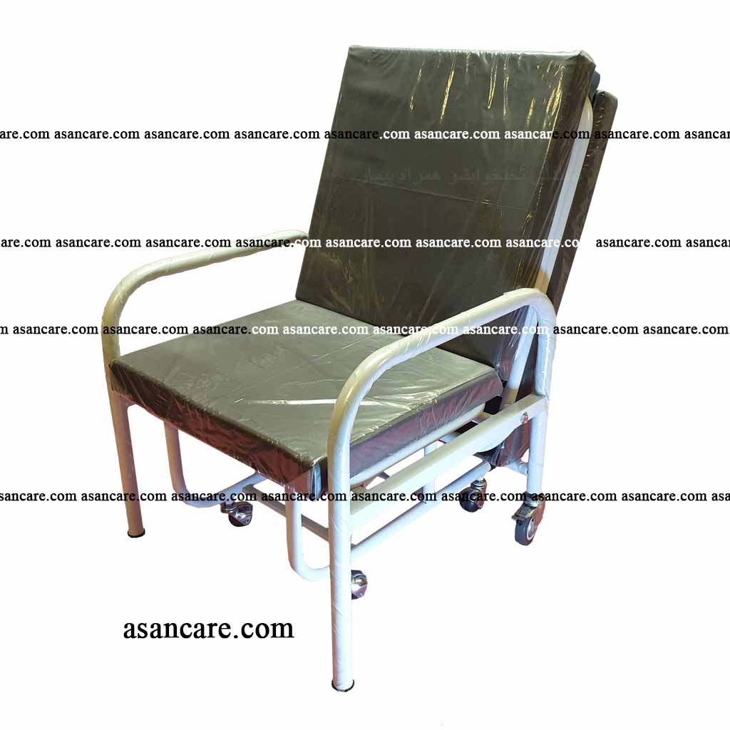 صندلی تختخوابشو _ تخت همراه بیمار تاشو _ آکودکور — تصویر ۲