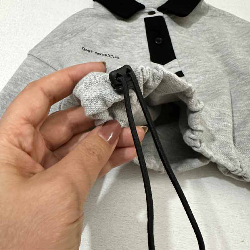 کراپ یقه دار دخترانه پایین گت دار اورجینال — تصویر ۵