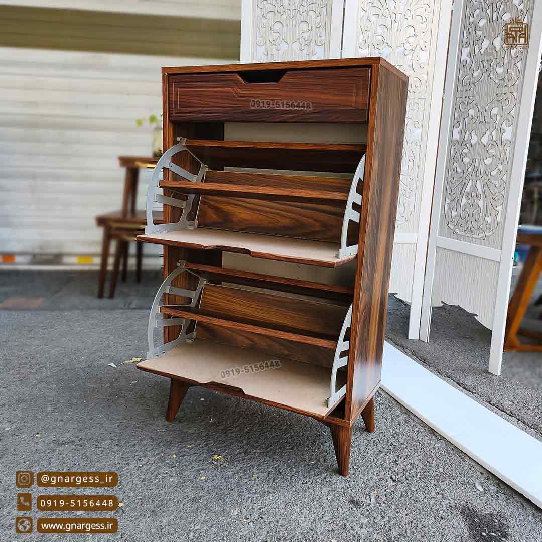 جاکفشی داشبوردی اهرمی وکیوم تک کشو دو درب — تصویر ۲