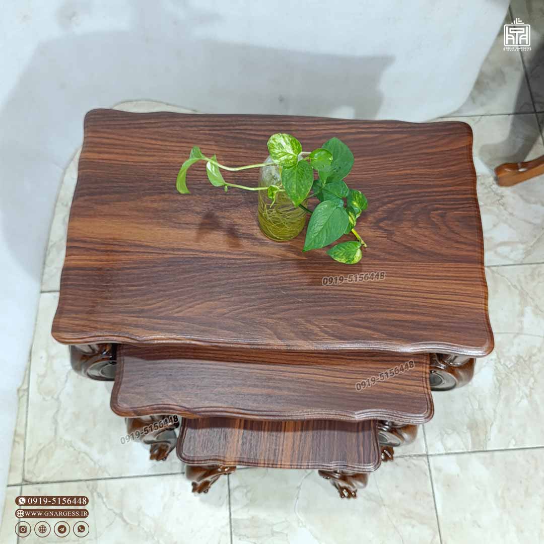 میز عسلی جدید رویال با پایه فایبرگلاس — تصویر ۵