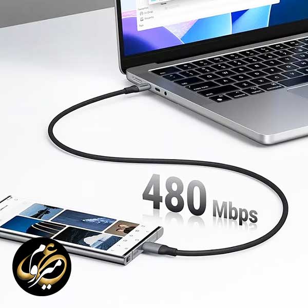 کابل USB-C به USB-C یوگرین 1 متری مدل Ugreen US563 — تصویر ۸