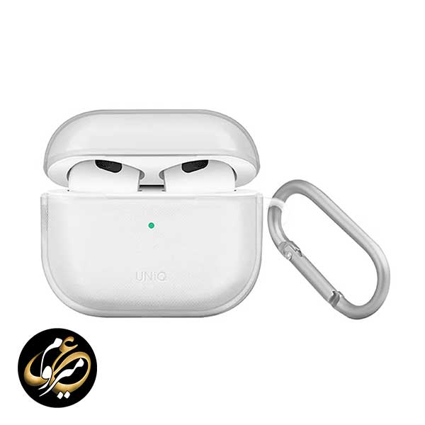 کاور ایرپاد یونیک مدل Uniq Glass مناسب AirPods 3 — تصویر ۲