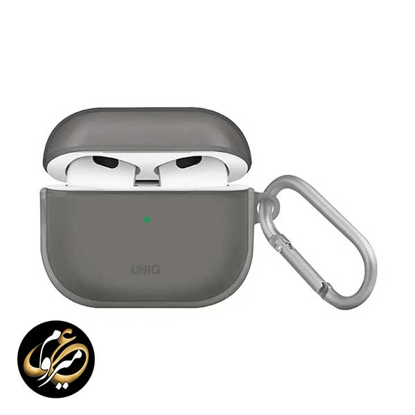 کاور ایرپاد یونیک مدل Uniq Glass مناسب AirPods 3 — تصویر ۳
