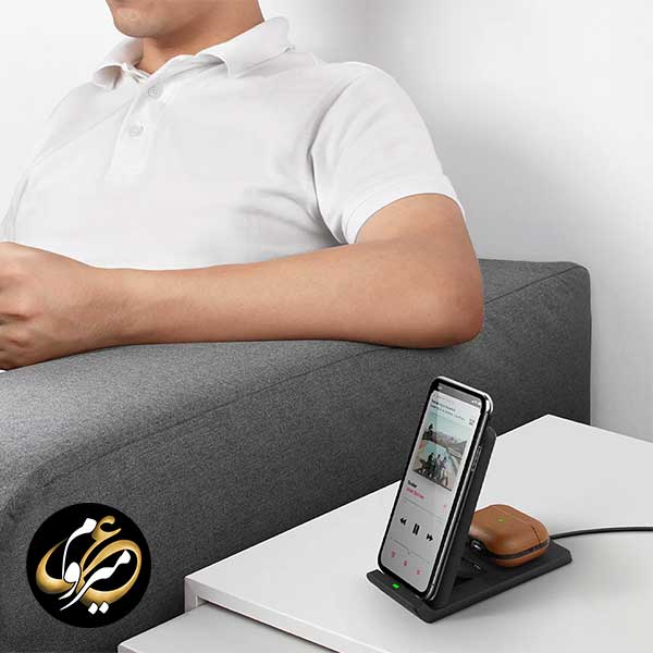 شارژر وایرلس یونیک مدل Uniq Vertex Duo — تصویر ۶