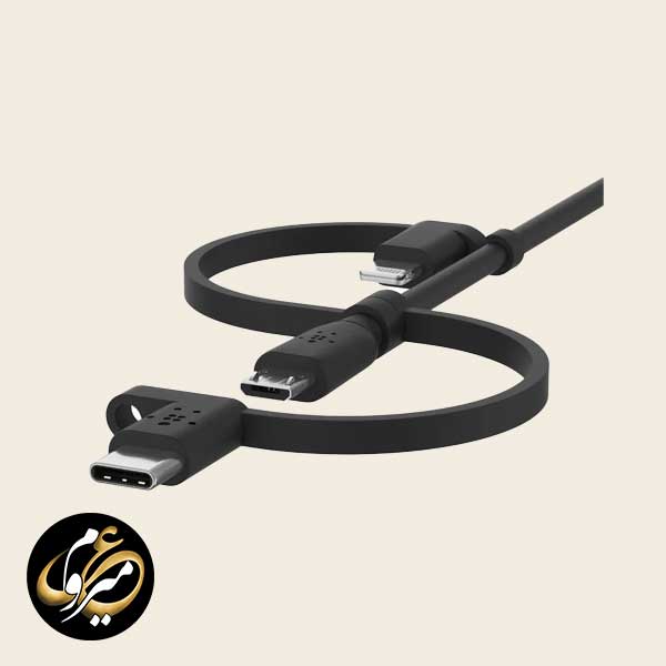 کابل شارژ 1 به 3 بلکین طول 1 متر مدل Belkin CAC001bt1M — تصویر ۴