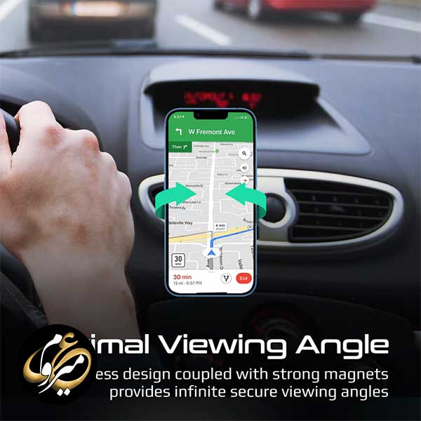 نگهدارنده گوشی موبایل پرومیت مدل Promate VentMag-XL — تصویر ۴