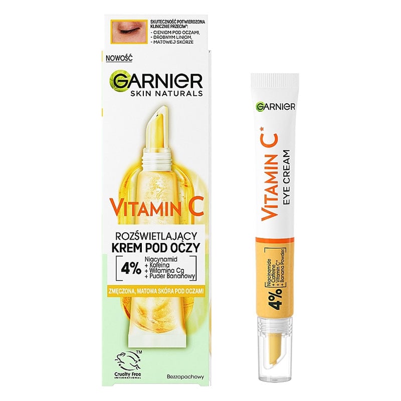 کرم دور چشم روشن کننده گارنیر مدل ویتامین سی Vitamin C حجم 15 میل