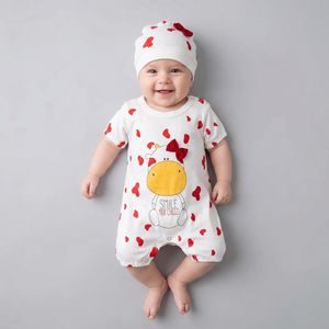 ست سرهمی و کلاه نوزادی مدل Red Cow